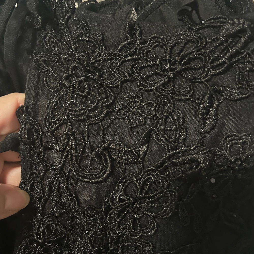 Black Aidyn Gown, Size Small, New With Tags, Never worn. - Picture 6 of 16